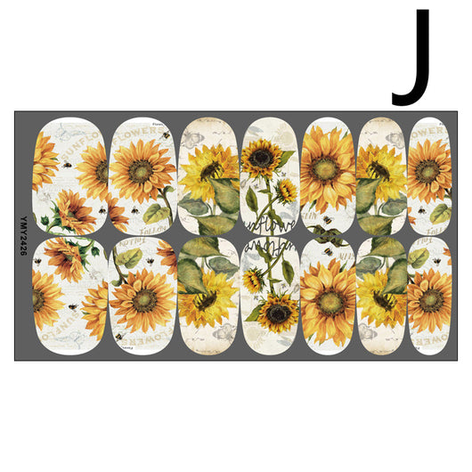 Pegatinas de Uñas Mariposas Hoja de Arce con Adhesivo - Image 11