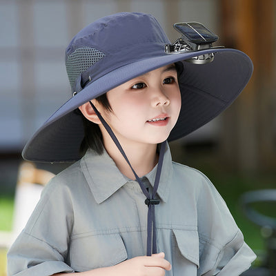 Gorra Ventilador Solar con Potencia de Viento Fuerte Recargable - Image 7