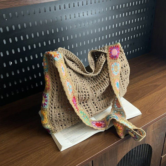 Bolsa Tejida de Gran Capacidad para Mujer - Image 3