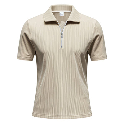Polo Corduroy Holgado con Medio Cierre para Hombre - Image 36