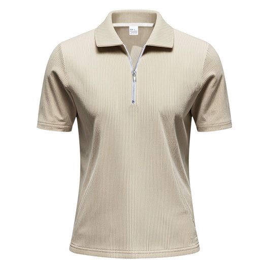 Polo Corduroy Holgado con Medio Cierre para Hombre - Image 36