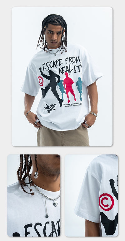 Camiseta Estampada de Algodón Doble Hilo - Diseño Trendy de Manga Corta - Image 13