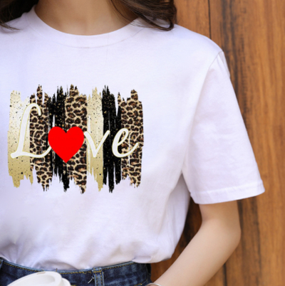 Blusa Estampada con Leopardo y Labios - Estilo Western Casual para Mujer - Image 13