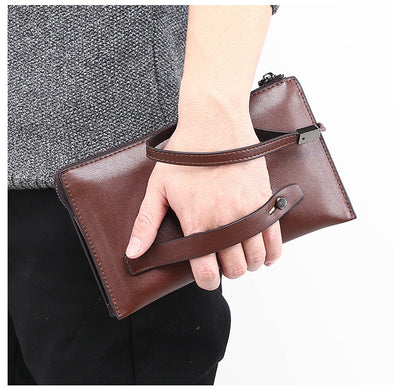 Billetera Ejecutiva de Cuero para Hombre con Cierre de Cremallera - Image 9