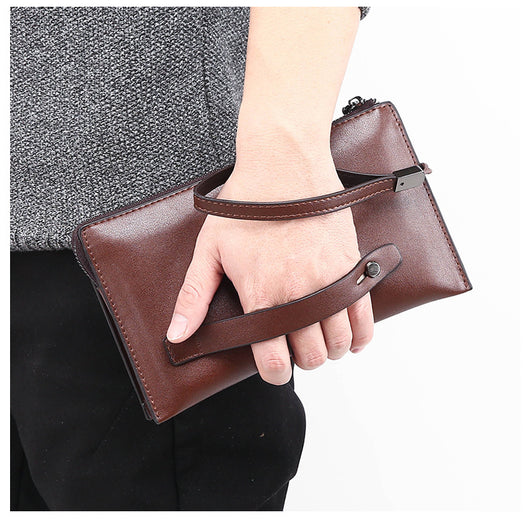 Billetera Ejecutiva de Cuero para Hombre con Cierre de Cremallera - Image 9