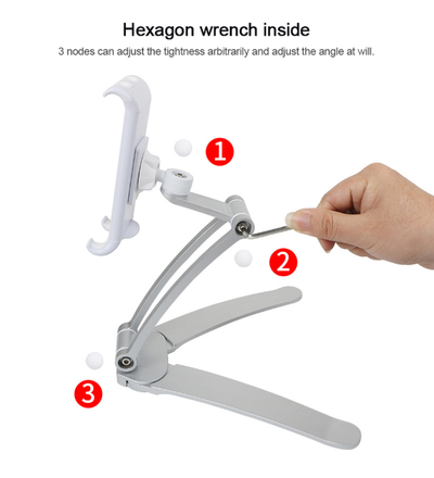 Soporte Ajustable de Aluminio para Tablet - Image 26
