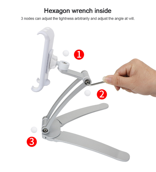 Soporte Ajustable de Aluminio para Tablet - Image 26