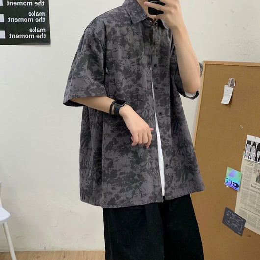 Conjunto de Tres Piezas Estilo Hong Kong - Camisa, Abrigo y Pantalones Cortos - Image 30