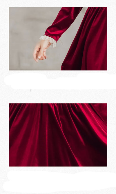 Vestido de Terciopelo Princesa para Niñas - Image 3
