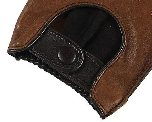Guantes de Cuero para Conducir con Pantalla Táctil - Image 9