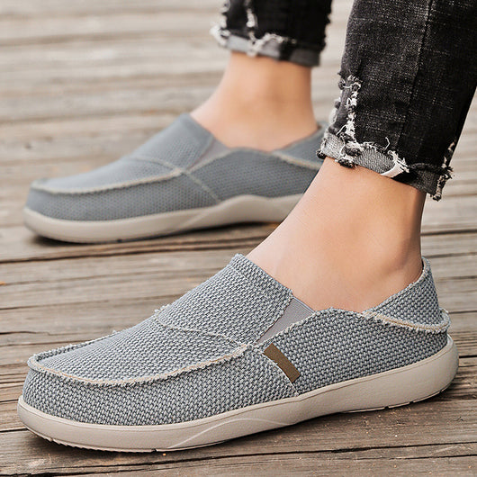 Zapatos de Lona Ligeros con Correa Elástica Transpirable