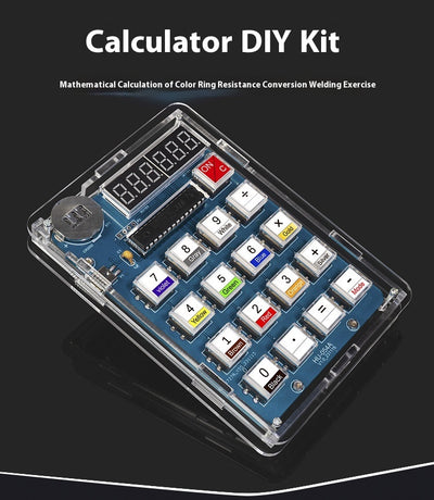 Kit DIY Calculadora con Microcontrolador de Chip Único y Pantalla Digital - Image 22