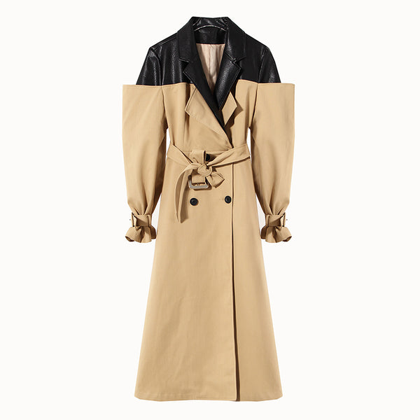 Abrigo Largo Cruzado Over the Knee para Mujer