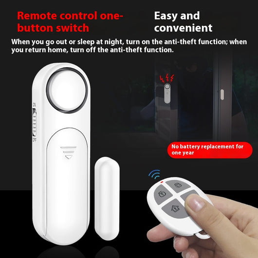 Alarma de Seguridad para Puertas y Ventanas con Red Protectora