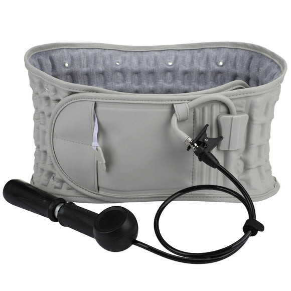 Faja Lumbar de Cuero con Soporte Ergonómico Ajustable