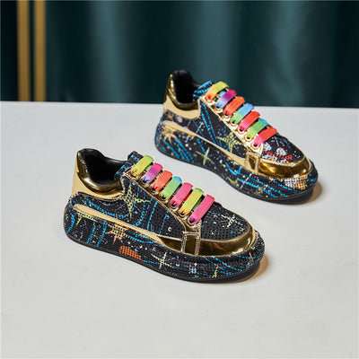 Tenis Casuales para Mujer con Suela Gruesa y Diseño Moderno - Image 3