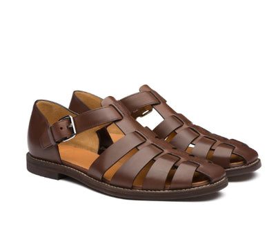 Sandalia Colorblock para Hombre en Cuero Sintético Cosido - Image 7