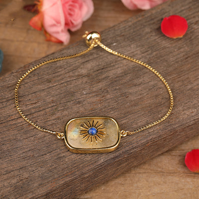 Colgante de Piedra con Girasol Pavé para Mujer - Image 18
