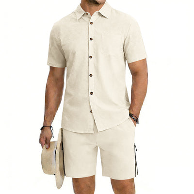 Conjunto de Dos Piezas: Camisa Manga Corta y Shorts con Cordón - Image 14