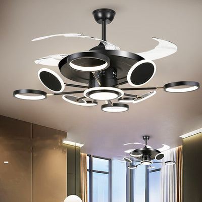 Ventilador de Techo Nórdico con Luz LED y Control Remoto