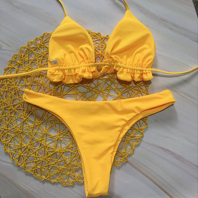 Bikini Entallado con Cordones Ajustables - Image 5