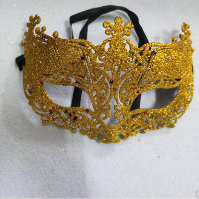 Antifaz de Oro Sexy Príncipe para Baile de Máscaras - Máscara Media Cara Mujer - Image 3