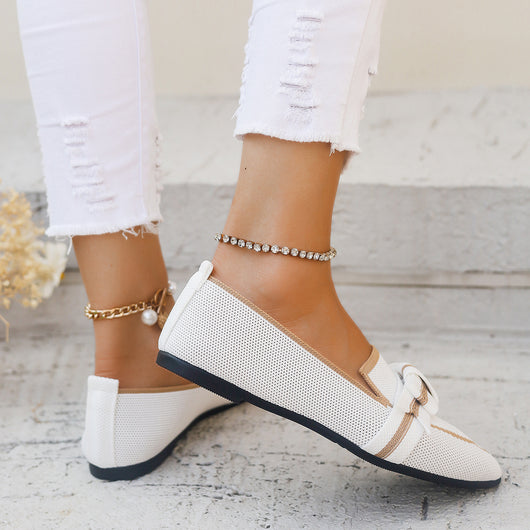 Zapatos Cómodos con Moño Decorativo - Estilo Casual Versátil - Image 12
