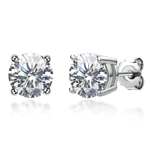 Aretes de Plata 925 con Moissanita 18K - Brillo Eterno - Image 3