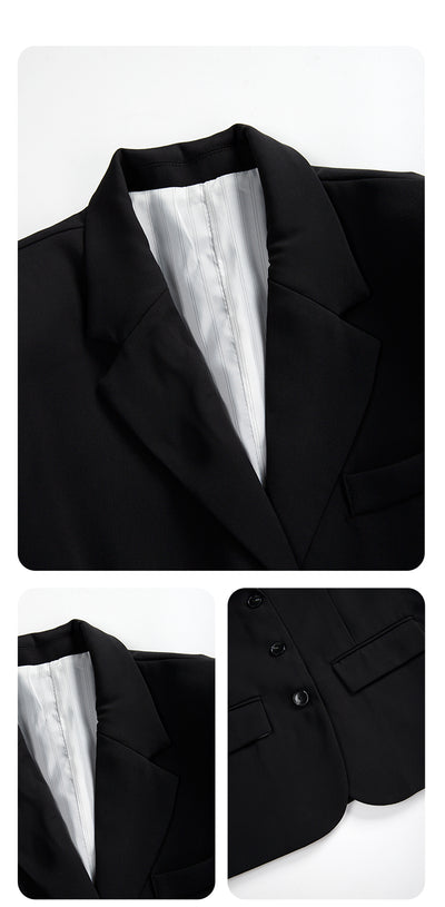 Blazer Suelto Negro para Primavera Mujer - Image 12