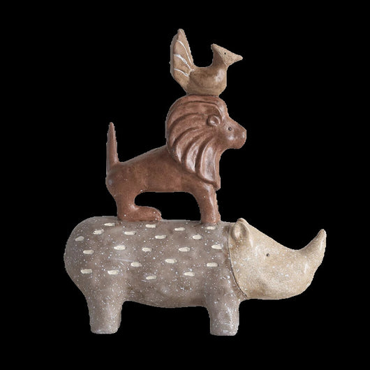 Adornos Vintage de Resina Artesanal con Animales para Estantería - Image 5