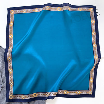 Pañuelo de Seda Liso para Mujer - Image 4