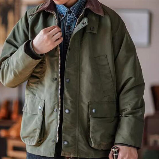 Chaqueta Suelta Estilo Retro para Hombre - Diseño Cazador Moderno - Image 2
