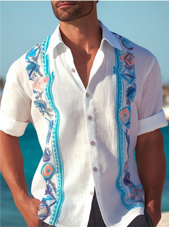 Camisa Casual de Playa para Hombre con Estampado Fashion - Image 23