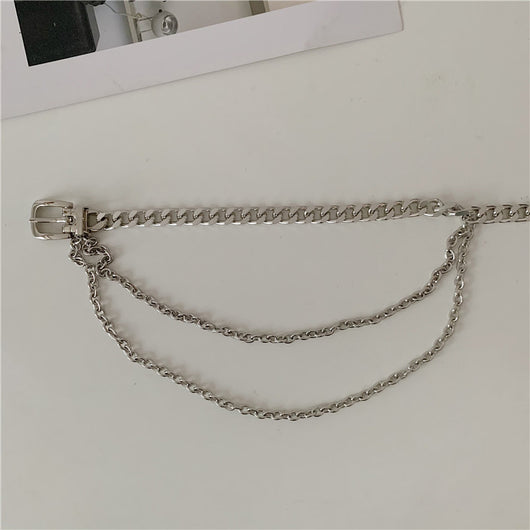 Cinturón Metálico Decorativo para Mujer - Cadena de Cintura Elegante para Jeans y Vestidos - Image 7