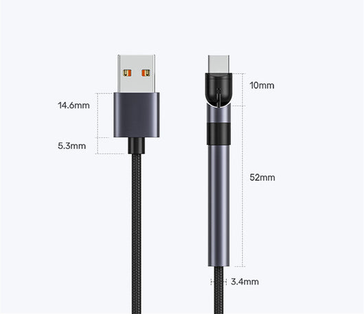 Soporte Giratorio para iPhone con Cable de Carga Rápida Compatible - Image 10