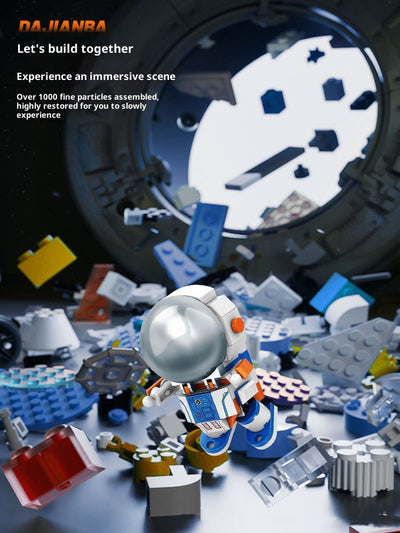 Juego de Construcción Cohete Espacial - Bloques Armables Puzzle Educativo - Image 11