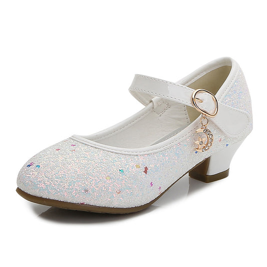 Zapatos de Danza Princesa con Lentejuelas Estilo Coreano para Niñas - Image 2