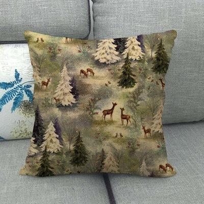 Funda de Almohada de Lino Colección Año Nuevo Navidad - Image 18