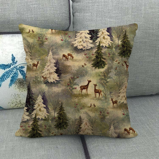 Funda de Almohada de Lino Colección Año Nuevo Navidad - Image 18