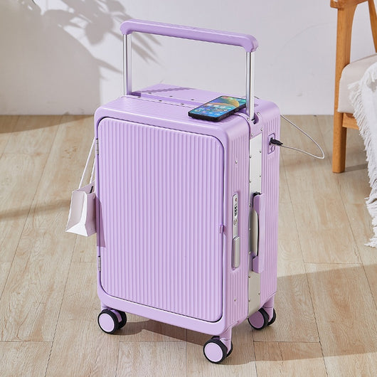 Maleta Trolley Multifuncional con Cargador USB y Ruedas Universales 20 Pulgadas - Image 8