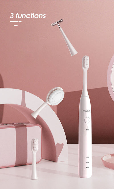 Cepillo de Dientes Eléctrico Ultrasónico Moemi con Cerdas Suaves para Adultos - Image 15