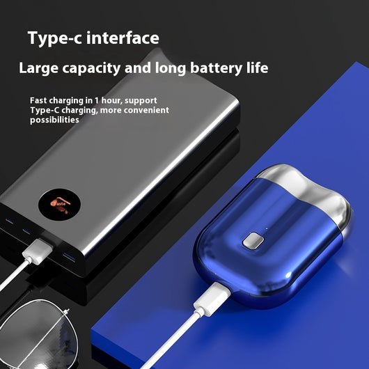Afeitadora Eléctrica Portátil Recargable para Hombre - Image 3