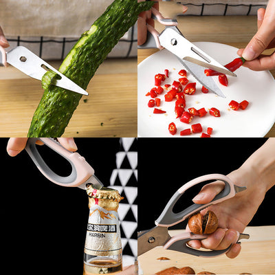 Tijeras de Acero Inoxidable con Funda Magnética Protectora para Alimentos - Image 8