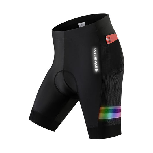 Pantalones Capri Transpirables de Punto Cinco con Cojín de Silicona - Image 3