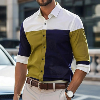 Camisa Casual de Botones Simples para Hombre - Versátil y Moderna - Image 10
