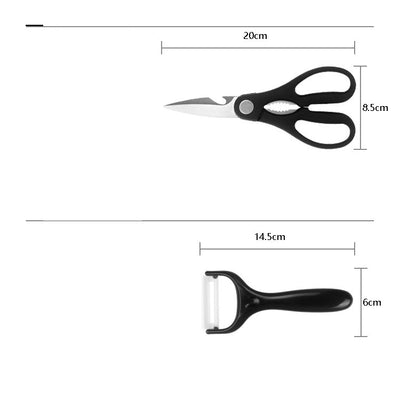 Juego Completo de 17 Cuchillos de Acero Inoxidable para Cocina - Image 20