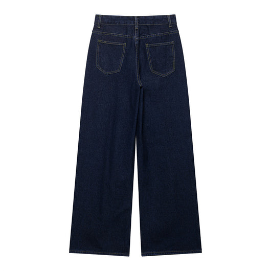 Conjunto Denim Vintage Azul Suelto - Camisa Manga Larga y Pantalón - Image 27