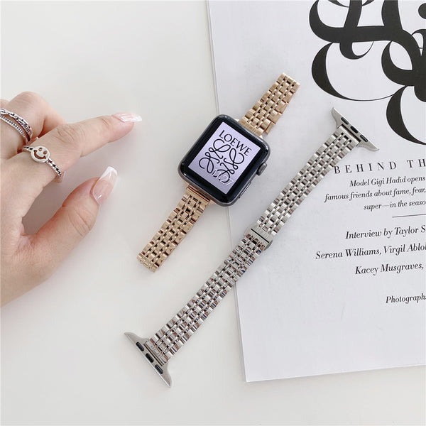 Correa de Reloj Minimalista en Acero Inoxidable para Mujer
