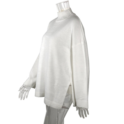 Abrigo Suéter Cuello Alto Oversize - Image 17