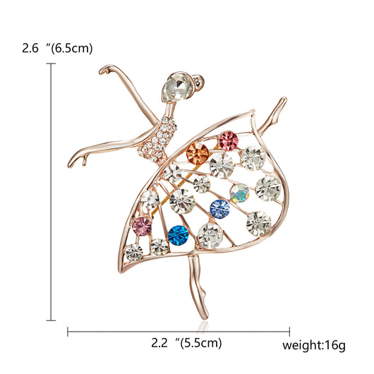 Broche Bailarina con Perlas y Cristales - Accesorio Deportivo para Mujeres - Image 17
